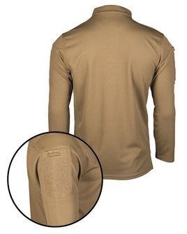 Mil-Tec  Тактическа поло риза с дълъг ръкав, тъмен койот