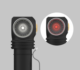 ArmyTek Wizard C2 WR Magnet Бял и червен LED фар с магнитен държач 1100 lm мощност на батерията 3 h 65 g