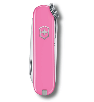 Victorinox Classic SD Colors Cherry Blossom, многофункционален нож, розов, 7 функции, блистер