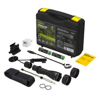 ArmyTek Predator Pro Magnet USB Разширен тактически комплект, топло бял