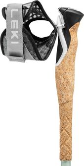 LEKI Трекинг стикове Cross Trail Carbon, бяло-хатлерист-черен, 100 - 135 cm