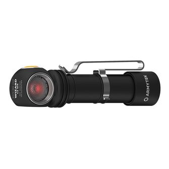 ArmyTek Wizard C2 WR Magnet Бял и червен LED фар с магнитен държач 1100 lm мощност на батерията 3 h 65 g