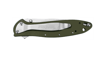 Джобен нож Kershaw LEEK - OLIVE 7,6 cm, маслиненозелен, алуминий