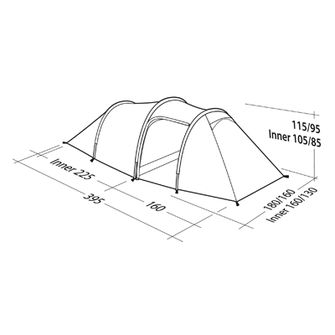 Палатка Robens Voyager EX за 3 души