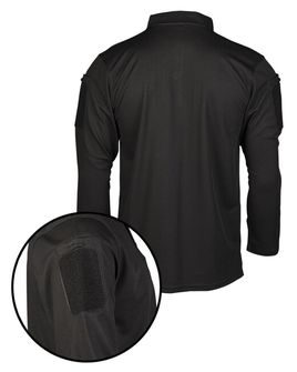 Mil-Tec  Тактическа поло блуза с дълъг ръкав, черна
