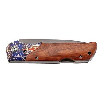 Джобно ножче Herbertz 9,8 cm, кокоболо, цветен печат