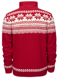 Пуловер Brandit Norwegian със закопчаване с цип, червен