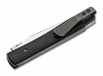 Джобен нож Böker Plus Urban Trapper Petite Backlock 7 см, черен, G10