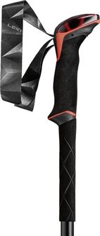 LEKI Трекинг стикове Makalu, ярко червено-черен-тъмен антрацит, 110 - 145 cm