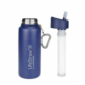 LifeStraw Go Филтърна бутилка от неръждаема стомана 700ml синя