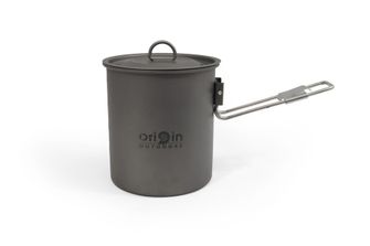 Origin Outdoors Къмпинг гърне Titanium Трекинг гърне/чаша с чучур и сгъваема дръжка Titanium 750 ml