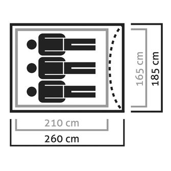 Палатката Salewa Litetrek Pro за 3 души