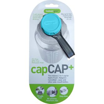 humangear capCAP+ Капачка за бутилка с диаметър 5,3 cm светлосиня