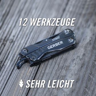 Gerber Многофункционален нож Dime black