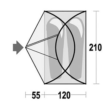 Палатка Ferrino Maverick за 2 души
