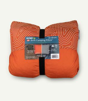 Възглавница за пътуване Klymit Drift Pillow LARGE, оранжева