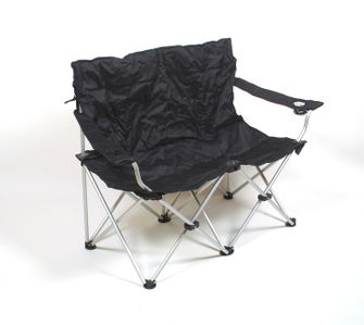 BasicNature Любовна седалка Стол за пътуване черен