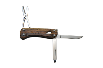 Многофункционален нож Baladeo ECO170 Barrow, 5 функции, дърво зебра