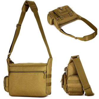 DRAGOWA Tactical Тактическа чанта за рамо Shrapnel, черна