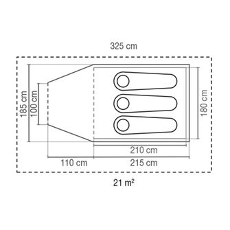 Палатка Coleman Darwin Plus за 3 души