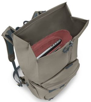 Градска раница OSPREY METRON ROLL TOP PACK,  tan concrete