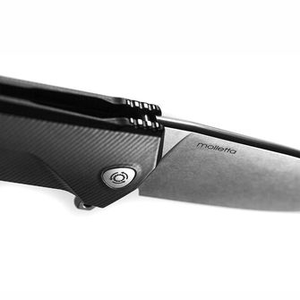 Lionsteel Много здрав джобен нож с острие Sleipner KUR BK