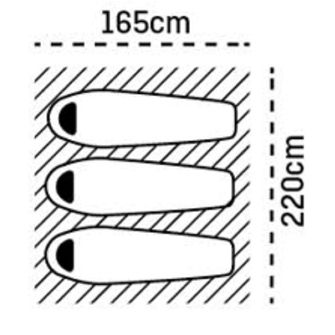 Палатката Salewa Puez Trek за 3 души