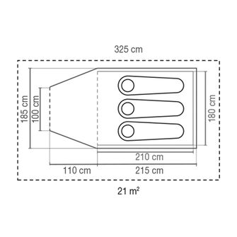 Палатка Coleman Kobuk BlackOut plus за 3 души