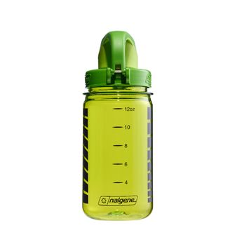 Nalgene Бебешка бутилка за вода Grip-n-Gulp Sustain 0,35 L зелена маймуна