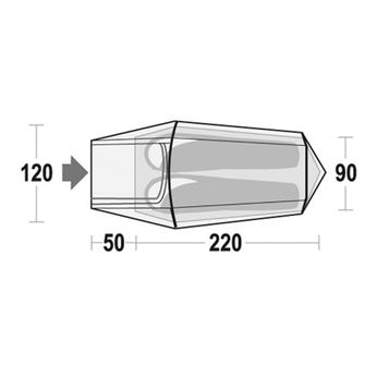 Ferrino Палатка с прашки за 2 души