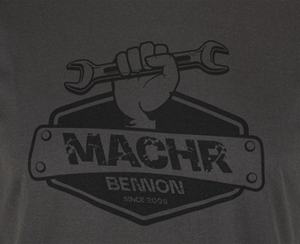 BENNON MACHR TOOL Тениска сива