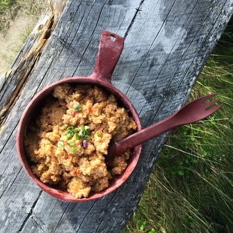 KUPILKA Spork 205 лъжица и вилица в едно, червена