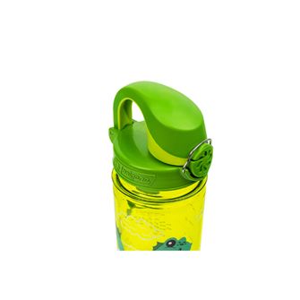 Nalgene Бебешка бутилка за вода Grip-n-Gulp Sustain 0,35 L зелена nessie