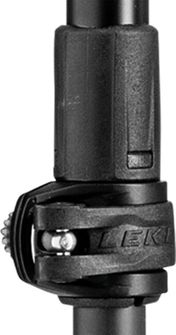 Трекинг стикове LEKI Black Series Carbon, черно-черен сив-тъмен антрацит, 100 - 135 cm