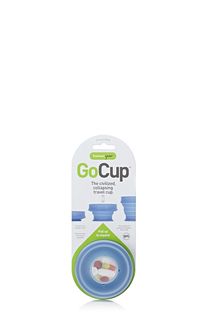 humangear GoCup сгъваема, хигиенична и опакована чаша за пътуване &#039; 118 ml синя