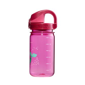 Nalgene Бебешка бутилка за вода Grip-n-Gulp Sustain 0,35 L розова русалка