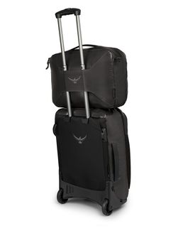 OSPREY TRANSPORTER GLOBAL CARRY-ON BAG, черен