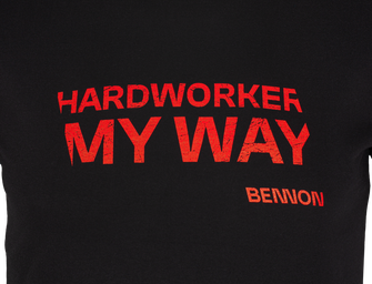 Тениска BENNON HARDWORKER, черна