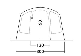 Палатка Outwell Sunhill 5 Air за 5 души