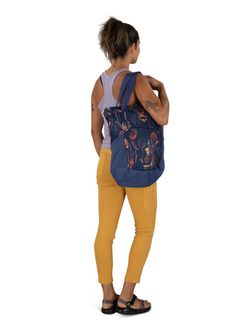 Градска раница OSPREY DAYLITE TOTE PACK,  wild blossom print/alkaline