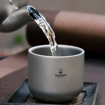 Silverant Двойна титаниева чаша за чай 125 ml