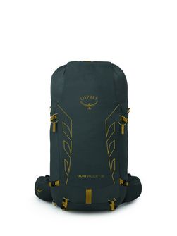 Туристическа раница OSPREY TALON VELOCITY 30,  dark charcoal/tumbleweed yellw