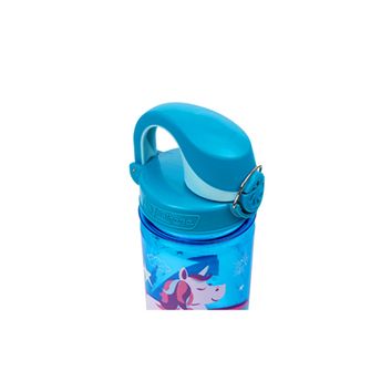 Nalgene Бебешка бутилка за вода Grip-n-Gulp Sustain 0,35 L синьо еднорог