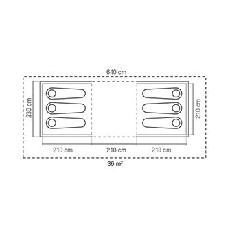 Палатка Coleman Ridgeline 6 plus за 6 души