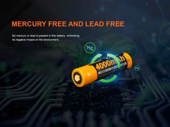 Акумулаторна батерия Fenix 18650 4000 mAh (Li-Ion)