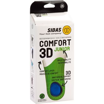 Стелки Sidas с поддръжка Comfort 3D Junior