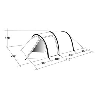 Outwell Earth палатка за 3 души синьо-зелена