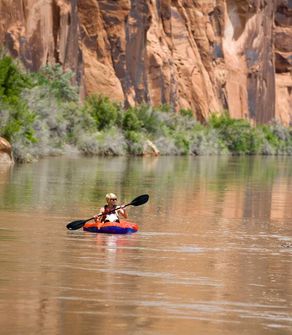 Klymit Packraft LiteWater Dinghy (LWD), оранжево и синьо