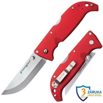 Нож за затваряне Cold Steel Finn Wolf с червена дръжка (AUS8A)