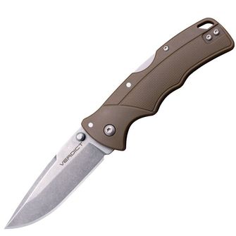 Нож за затваряне от студена стомана VERDICT SPEAR POINT 4116SS FDE GFN HANDLE